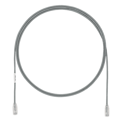 Cable de Parcheo UTP / Cat6A / 28AWG / CM-LSZH / 20 Pies (6.1 m) / Gris