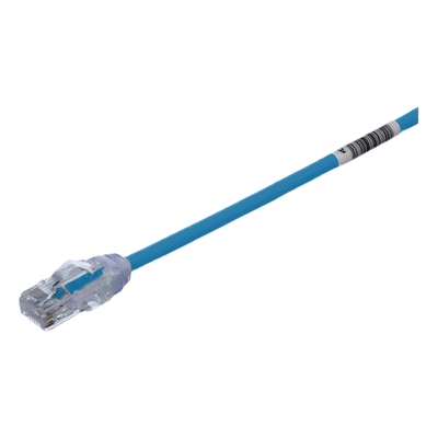 Cable de Parcheo UTP / Cat6A / 28AWG / CM-LSZH / 9.14 m (30 ft) / Azul
