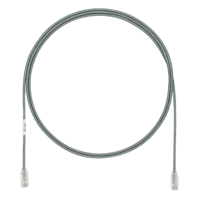 Cable de Parcheo UTP / Cat6A / 28AWG / CM-LSZH / 1.52 m (5 ft) / Gris