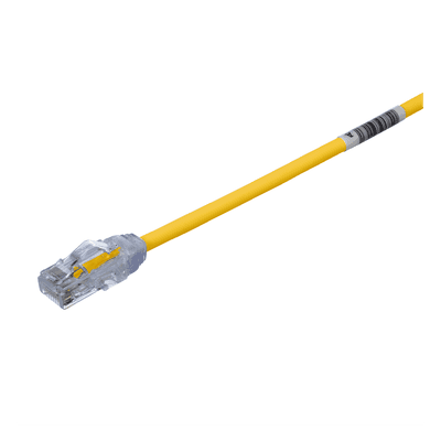 Cable de Parcheo UTP Cat6A / 28AWG / CM-LSZH / 1.52 m (5 ft) / Amarillo