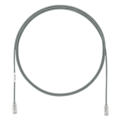 Cable de Parcheo UTP / Cat6A / 28AWG / CM-LSZH / 2.13 m (7 ft) / Gris