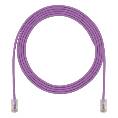Cable de Parcheo UTP Cat6A / 28AWG / CM-LSZH / 500 MHz / 2.13 m (7 ft) / Violeta