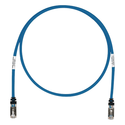 Patch Cord / Cat6A S/FTP / CM/LS0H / 10 m (32.81 ft) / 26 AWG / 500 MHz / Azul