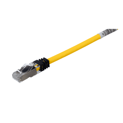 Patch Cord Cat6A / Blindado S/FTP / 26 AWG / 2 m (6.56 ft) / CM/LS0H / Amarillo