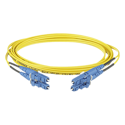 Jumper de Fibra Óptica Monomodo 9/125 OS2 / LC-LC Dúplex / OFNR Riser / LSZH / 5 m (16.40 pies)