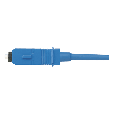Conector de Fibra Óptica SC Simplex / Monomodo 9/125 OS2 / Pre-pulido / Color Azul / Tight Buffer 900μm