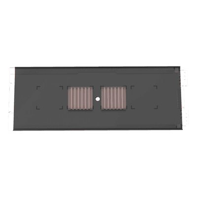 Charola de Empalme para Fibra Óptica / 24 Empalmes / Compatible con FRME3 y FRME4 / 11.75x4.38x0.37 pulgadas (298.4x111.4x9.5 mm)