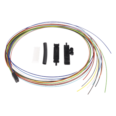 Kit Fan-Out de Fibra Óptica / 12 Fibras / 250 a 900 Micras / 1 Metro (3.28 Pies)