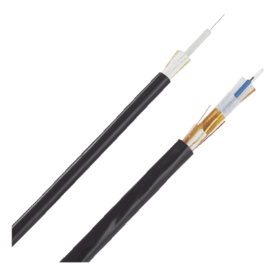 Cable de Fibra Óptica / 12 Hilos / Monomodo OS2 / OFNP Plenum / Dieléctrico / Loose Tube 250µm / Interior-Exterior