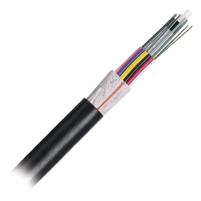 Cable de Fibra Óptica / 12 Hilos / OM3 50/125 / OSP Dieléctrico / MDPE / 3.28 ft