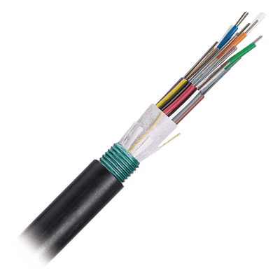 Cable de Fibra Óptica / 6 Hilos / OSP Planta Externa / Armado / 250μm / Monomodo OS2 / Por Metro / 0.82 pies