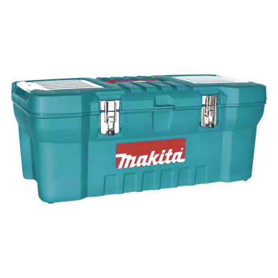 Caja de herramientas / 24" (1.97 pies) / Doble cerradura metálica / Bandeja desmontable / 60 x 25 x 30 cm