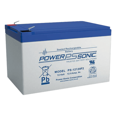 Batería 12V Recargable, 12AH, Para Respaldo, Tecnologías AGM/VRLA, 5 Años Vida Útil, Terminales tipo F2, Reconocida UL , Sin Mantenimiento, Sin Derrames