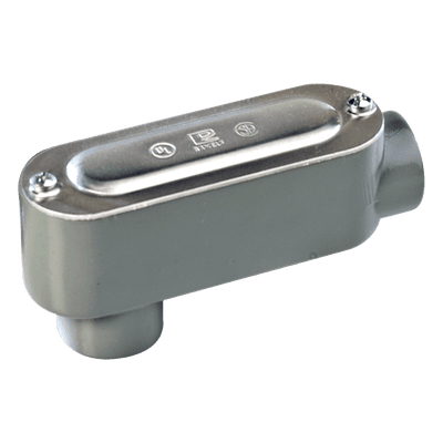 Caja de Registro Ovalada / 3/4" (19.05 mm) / Tipo LB / Aluminio Diecast / NPT / UL y CSA