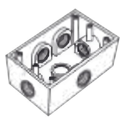 Caja Condulet / 6 Bocas / 1/2" (12.7 mm) / Aluminio Diecast / NPT / Intemperie