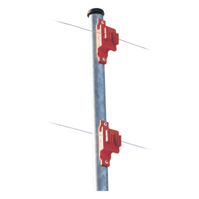 Aislador de Paso para Cerco Eléctrico / Aislamiento 18 kV / Resistencia Mecánica 10.2 kg / Protección UV / Diseño Anti-Arco / Polipropileno y Policarbonato