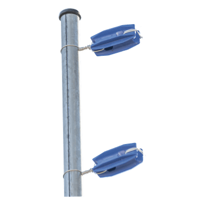 Aislador de Esquina para Cerco Eléctrico / 18 kV / Resistencia 10.2 kg / Anti UV / 66 mm x 31.6 mm