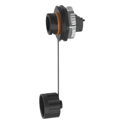 Conector Jack RJ45 Industrial / Cat 6A / IP67 / 24 AWG / 50 μin Oro / UL Tipo 12