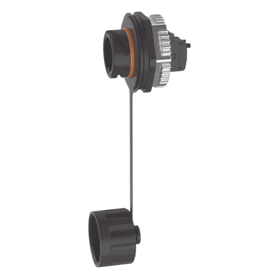 Conector Jack RJ45 Industrial / Blindado Cat6A / IP67 / Tapa Protectora / 24 AWG / Sin Herramienta de Perforación