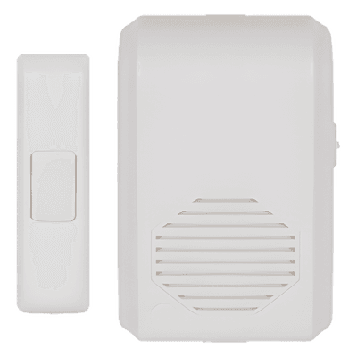 Timbre Inalámbrico / Alcance 150 m (492.1 ft) / 10 Tonos / Receptor Incluido / 120 VCA / Sin Cableado