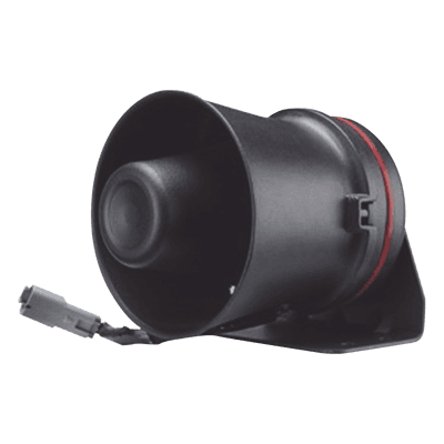 Bocina de uso rudo / 100 W / 8 Ohm / Base aluminio / 7.0 x 7.4 x 4.6 in / Motocicleta