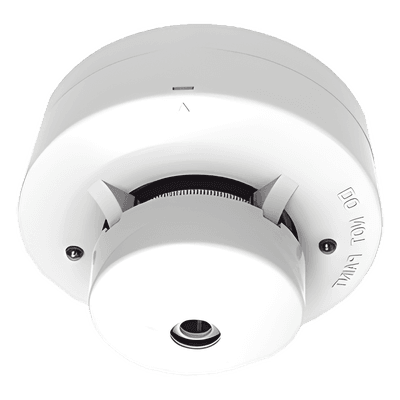 Detector de Humo Fotoeléctrico / No Direccionable de 4 Hilos / LED 360° / DC 12 V / Buzzer Integrado / Algoritmos de Discriminación Avanzada