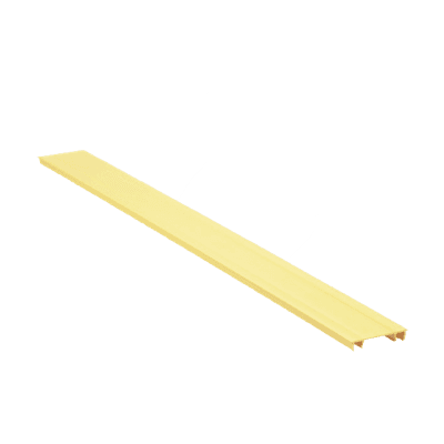 Tapa para Canaleta Ranurada / 2 in Ancho / 6 ft Largo / UL94 V-0 / PVC Sin Plomo / Amarillo