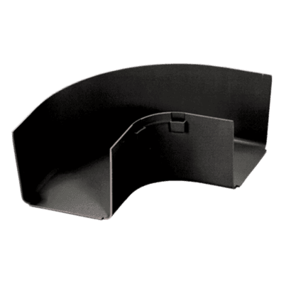 Accesorio para Canaleta / Ángulo Recto Horizontal 90° / 4x4 / Radio de Curvatura 50.8 mm / ABS 94V-0 / 107.2 x 233.9 mm