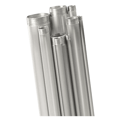 Tubo Conduit Rígido de Aluminio / 38.1 mm (1 1/2 pulgada) / Longitud 3.05 m (10 ft) / Sin Costura / UL-6A y ANSI C80.5
