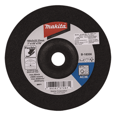 Disco de Desbaste / 4 1/2 pulgadas / 8,500 RPM / Metal y Acero / Uso Profesional