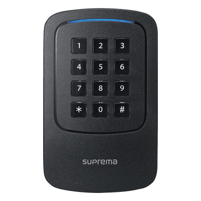 Lector Esclavo de Tarjetas con Teclado / Multitecnología RFID 125kHz-13.56MHz / NFC / Bluetooth / IP65-IP67 / IK08 / 3.1x5.1x1.0 in