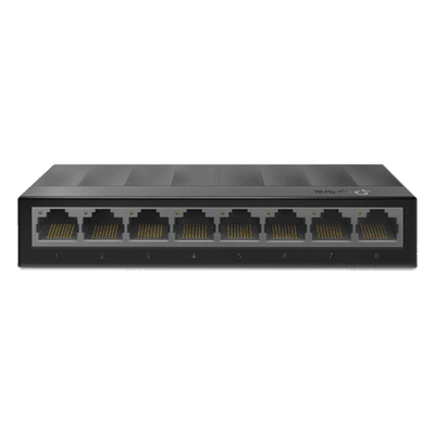 Switch de escritorio / 8 puertos Gigabit / 16 Gbps capacidad de conmutación / Fanless / 4.89W máximo