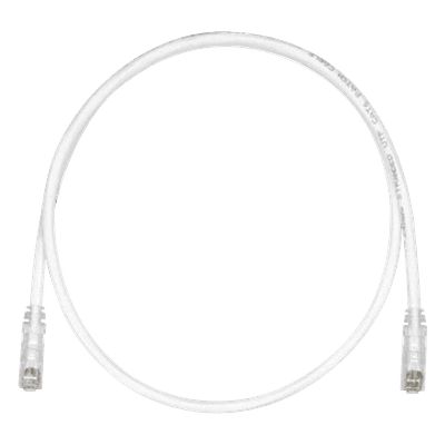 Cable de Parcheo UTP Cat6 / 24 AWG / CM / 30 ft (9.14 m) / Blanco Mate