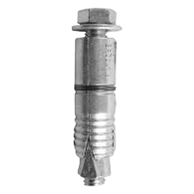 Taquete Expansor Tipo Z / 3/16" x 1 1/2" (38 mm) / Carga a Tensión 80 kg / Zamac Resistente a Corrosión / Tornillo Incluido 1 3/4" (45 mm) / Dureza 82 Rockwell B