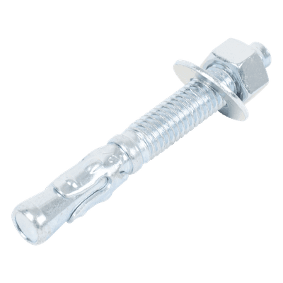 Taquete Tipo Arpón / 1/4" x 2 1/4" (6 x 57 mm) / Torque 10.8 N·m / Penetración Mínima 1 3/8" (35 mm) / Electro Galvanizado