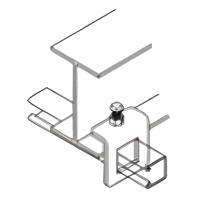 Mordaza Tipo Ventana / Perfil Unicanal 4x4 / Acero AISI 1018 / Carga 200 kg / 1.3x3.5x3.3 in