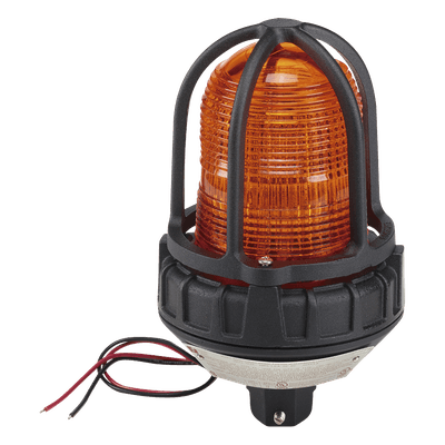 Luz Estroboscópica para Ubicaciones Peligrosas / 520,000 Candelas Pico / 80 Destellos por Minuto / Montaje en Tubería NPT 3/4" / IP66 / 12-24 VCD / Ámbar