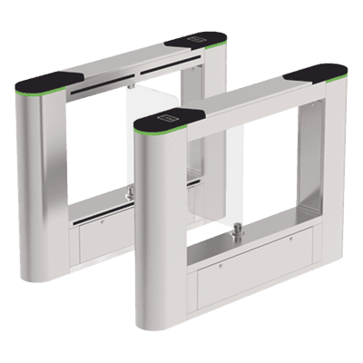 Barrera abatible peatonal / Acero inoxidable / Acrílico / 1 carril / 2 millones ciclos / AC 110-240V / -28°C a 60°C