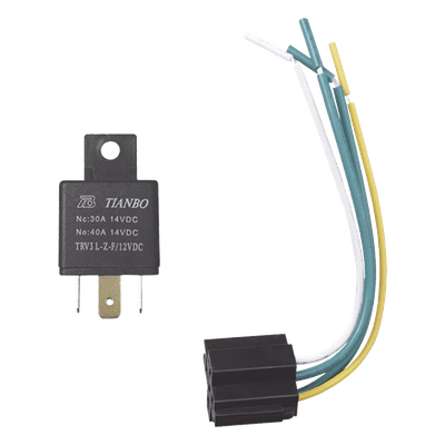 Relevador de 5 pines automotriz de 12 volts