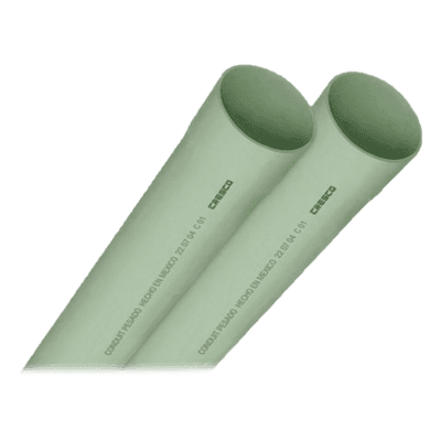 Tubo Conduit PVC Pesado / 2-1/2" (60 mm) / 3 m (9.8 ft) / Norma NMX-E-012 / Autoextinguible / Aislación Eléctrica Superior