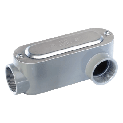 Caja de Conexión Ovalada / Rosca NPT 1 1/4" (31.8 mm) / Volumen 512.6 cm³ / Aluminio Diecast / Hermética al Agua / UL y CSA