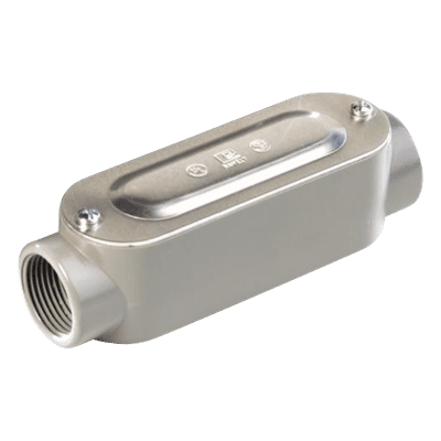 Caja de Conexión Ovalada / Tipo C / 1 1/4" (31.8 mm) / Aluminio Diecast / Hermética / UL 514A