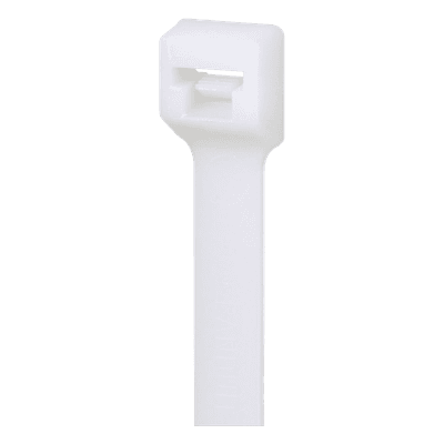 Cincho de Bloqueo / Nylon 6.6 / 142 mm (5.6 in) x 2.5 mm / Resistencia 18 lbs (80 N) / UL Listado / Espacios Plenum / 1000 Piezas