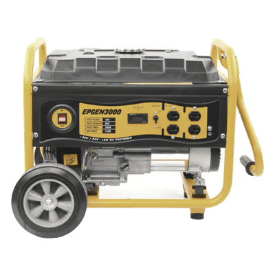 Generador a Gasolina / 3 kW / 7 HP / 110 Vca / Arranque Manual / Tanque 15 L / 10 h Autonomía