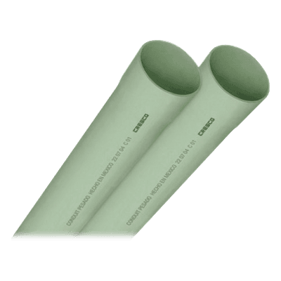 Tubo Conduit Pesado PVC / 4" (100 mm) / 3 m (9.8 ft) / Autoextinguible / NMX-E-012 / NMX-E-252
