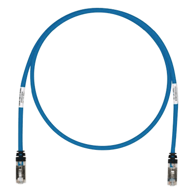 Patch Cord / Cat6A S/FTP / 26 AWG / 500 MHz / CM/LS0H / 2.13 m (7 ft) / Azul