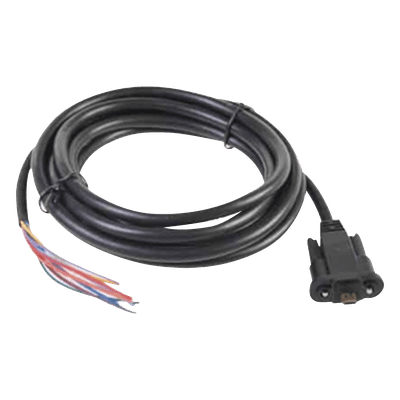 Arnés de alimentación / 2m (6.5 ft) / 9-48 VDC / Cable blindado / Conector rápido / Resistente a temperatura y humedad