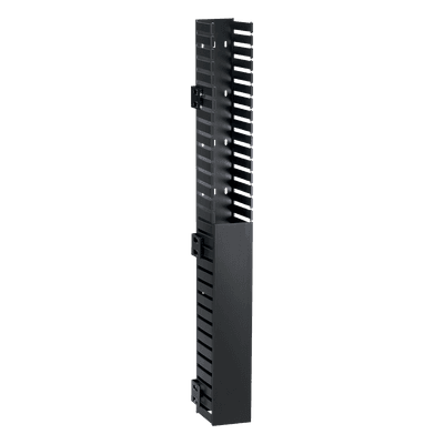 Organizador Vertical de Cables / 40 UR / 70.8 in / Montaje Lateral en Riel de Rack / Interior / Negro