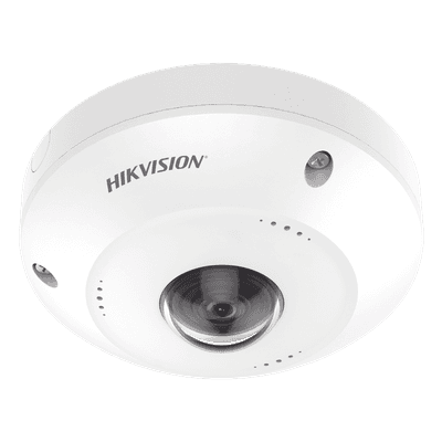 Fisheye IP 4 Megapixel / Panorámica 180° - 360° / Exterior IP67 / IK10 / PoE / Múltiples Vistas por iVMS-4200