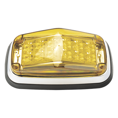 Luz de Advertencia / 8 x 4 in / Ámbar / IP67 / 12-30 VCC / SAE J595 / ECE R65